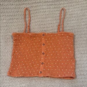 ROXY orange and white crop tube top *BUNDLE*